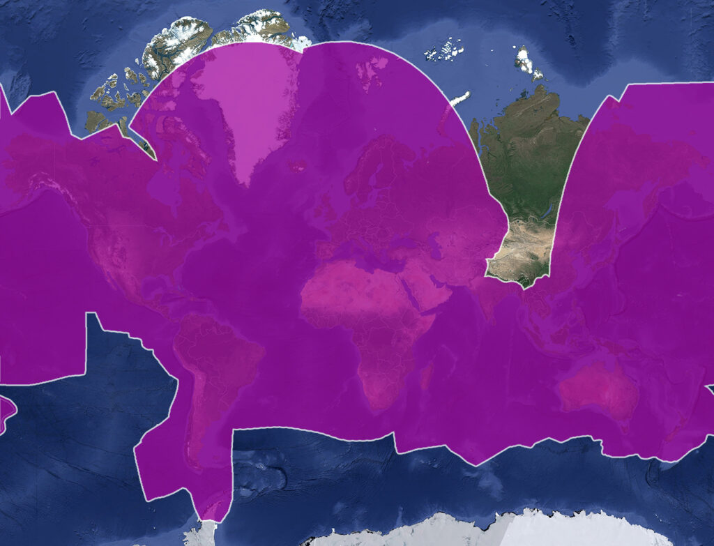 De Boer Marine VSAT coverage